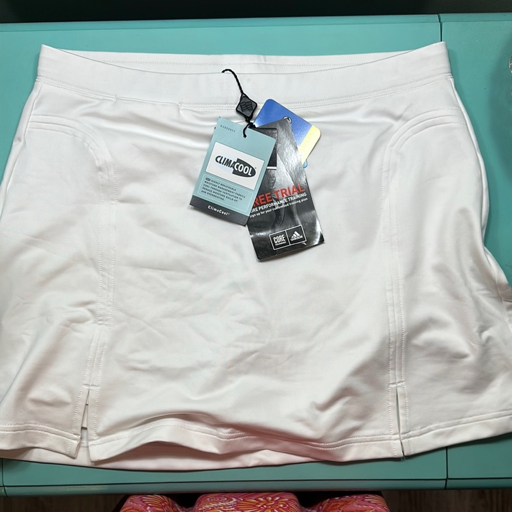 Adidas Women's White Mini Skirt